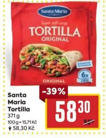 Billa Santa Maria Tortilla nabídka