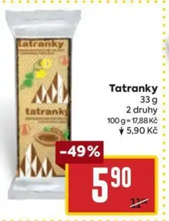 Billa Tatranky nabídka