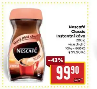 Billa Nescafé Classic Instantní káva nabídka