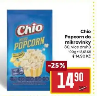Billa Chio Popcorn do mikrovlnky nabídka