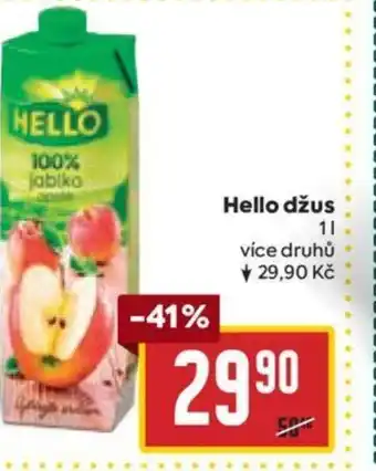 Billa Hello džus 1L nabídka