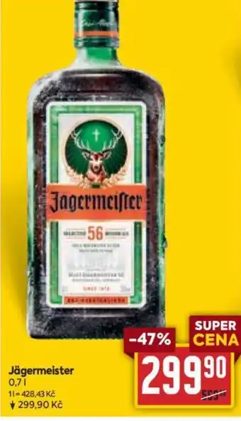 Billa Jägermeister 0.7L nabídka