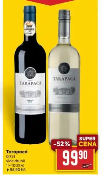 Billa Tarapacá 0,75L nabídka