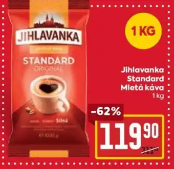 Billa Jihlavanka Standard Mletá káva nabídka