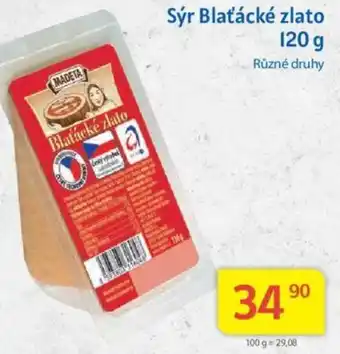 Kubík potraviny Sýr Blaťácké zlato 120 g nabídka