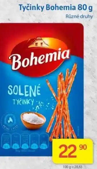 Kubík potraviny Tyčinky Bohemia 80 g nabídka