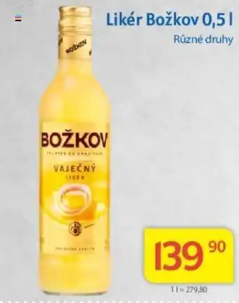 Kubík potraviny Likér Božkov 0,5l nabídka