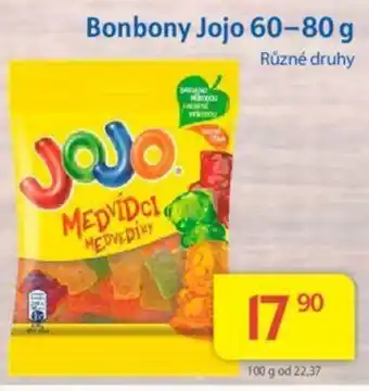 Kubík potraviny Bonbony Jojo 60-80 g nabídka