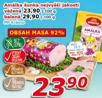 ESO MARKET Amálka šunka nejvyšší jakosti nabídka