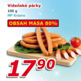 ESO MARKET Vídeňské párky nabídka