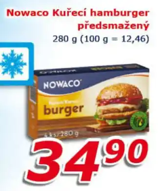 ESO MARKET Nowaco Kuřecí hamburger předsmažený nabídka