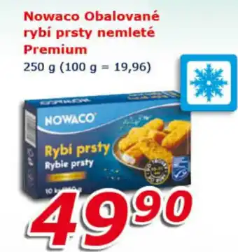 ESO MARKET Nowaco Obalované rybí prsty nemleté Premium nabídka