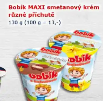 ESO MARKET Bobík MAXI smetanový krém různé příchutě nabídka