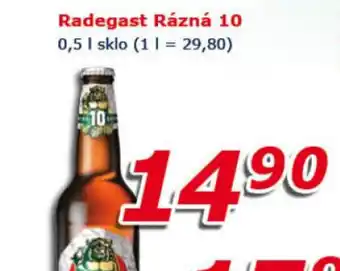 ESO MARKET Radegast Rázná 10 0,5l nabídka