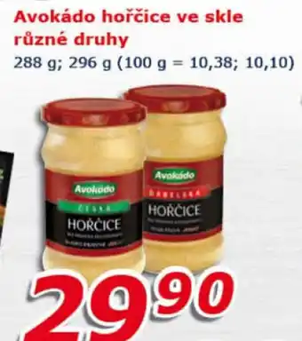 ESO MARKET Avokádo hořčice ve skle různé druhy nabídka