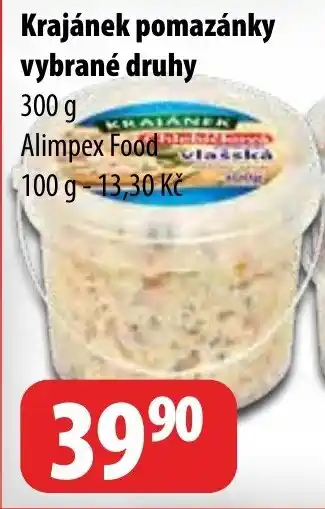 Partner Maloobchodní síť Krajánek pomazánky vybrané druhy nabídka