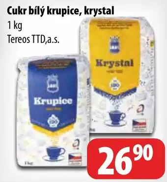 Partner Maloobchodní síť Cukr bílý krupice, krystal nabídka