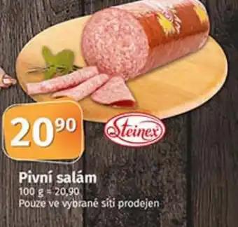 COOP TIP Pivní salám nabídka
