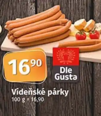 COOP TIP Vídeňské párky nabídka