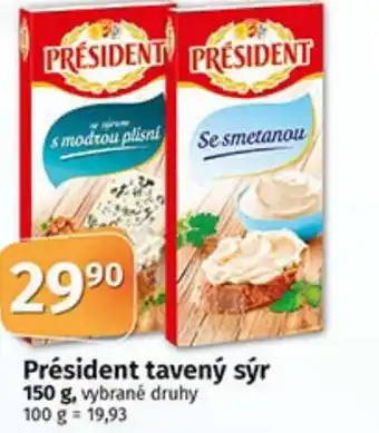 COOP TIP Président tavený sýr 150 g nabídka