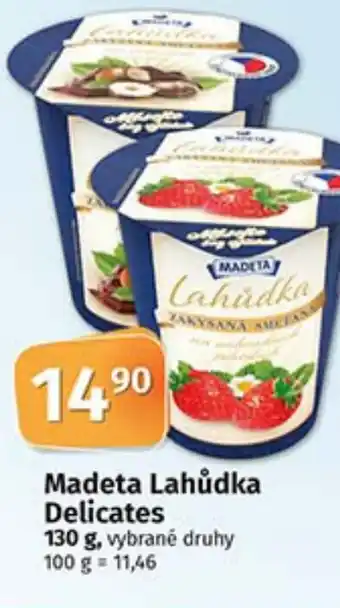 COOP TIP Madeta Lahůdka Delicates 130 g nabídka