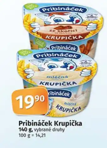 COOP TIP Pribináček Krupička 140 g nabídka