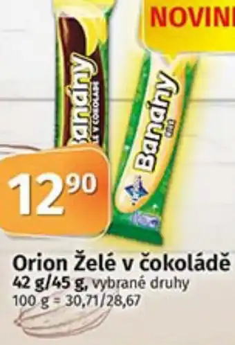 COOP TIP Orion želé v čokoládě 42 g/45 g nabídka