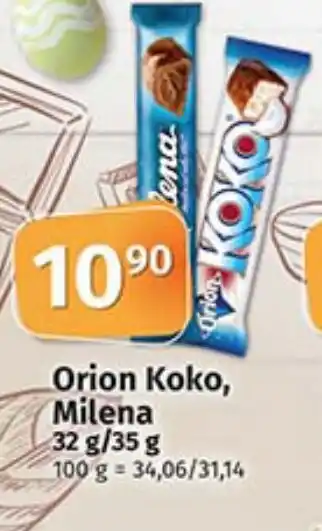 COOP TIP Orion Koko, Milena 32 g/35 g nabídka