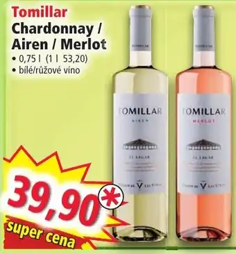 Norma Tomillar Chardonnay/ Airen / Merlot 0.75L nabídka