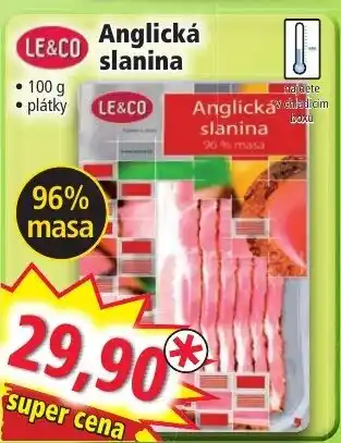 Norma LE&CO Anglická slanina nabídka