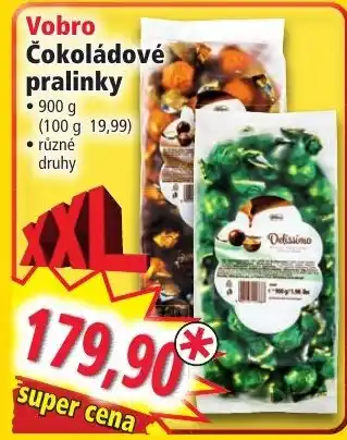 Norma Vobro Čokoládové pralinky nabídka
