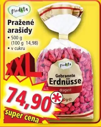Norma Pražené arašídy nabídka