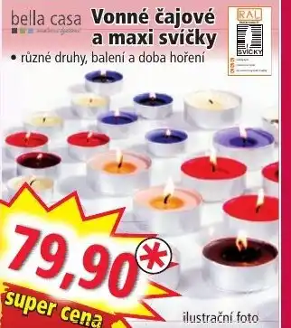 Norma Vonné čajové a maxi svíčky nabídka