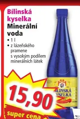 Norma Bílinská kyselka Minerální voda 1L nabídka