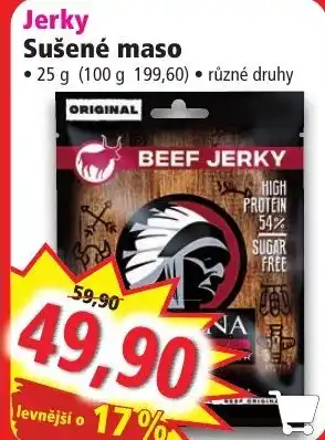 Norma Jerky Sušené maso nabídka