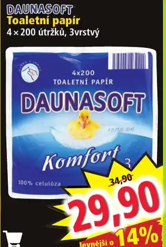 Norma DAUNASOFT Toaletní papír nabídka