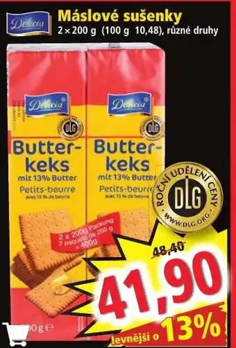 Norma Máslové sušenky nabídka