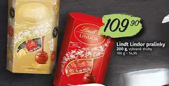 Coop Lindt Lindor pralinky 200 g nabídka