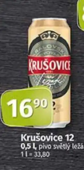 Coop Krušovice 12 0,5 l. nabídka