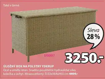 JYSK ÚLOŽNÝ BOX NA POLSTRY YDERUP nabídka