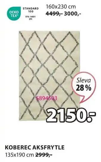 JYSK KOBEREC AKSFRYTLE nabídka
