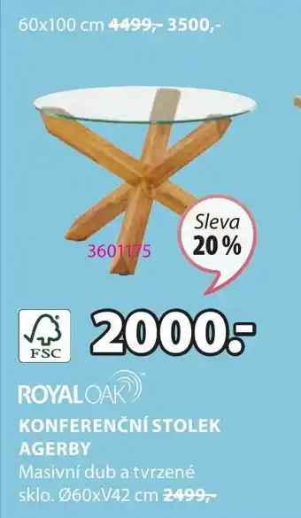 JYSK KONFERENČNÍ STOLEK AGERBY nabídka