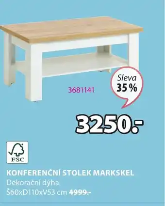 JYSK KONFERENČNÍ STOLEK MARKSKEL nabídka