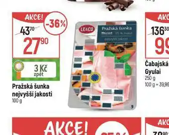 Globus Pražská šunka nejvyšší jakosti nabídka