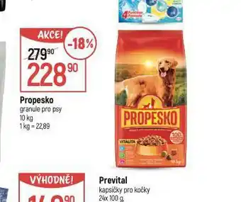 Globus Propesko granule pro psy nabídka