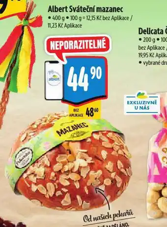 Albert Sváteční mazanec nabídka