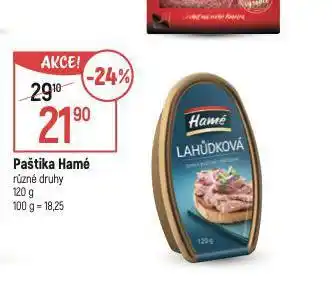 Globus Paštika hamé nabídka