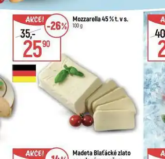 Globus Mozzarella 45% nabídka