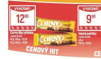 Globus Corny big tyčinka nabídka