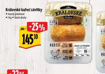Albert Královské kuřecí závitky nabídka
